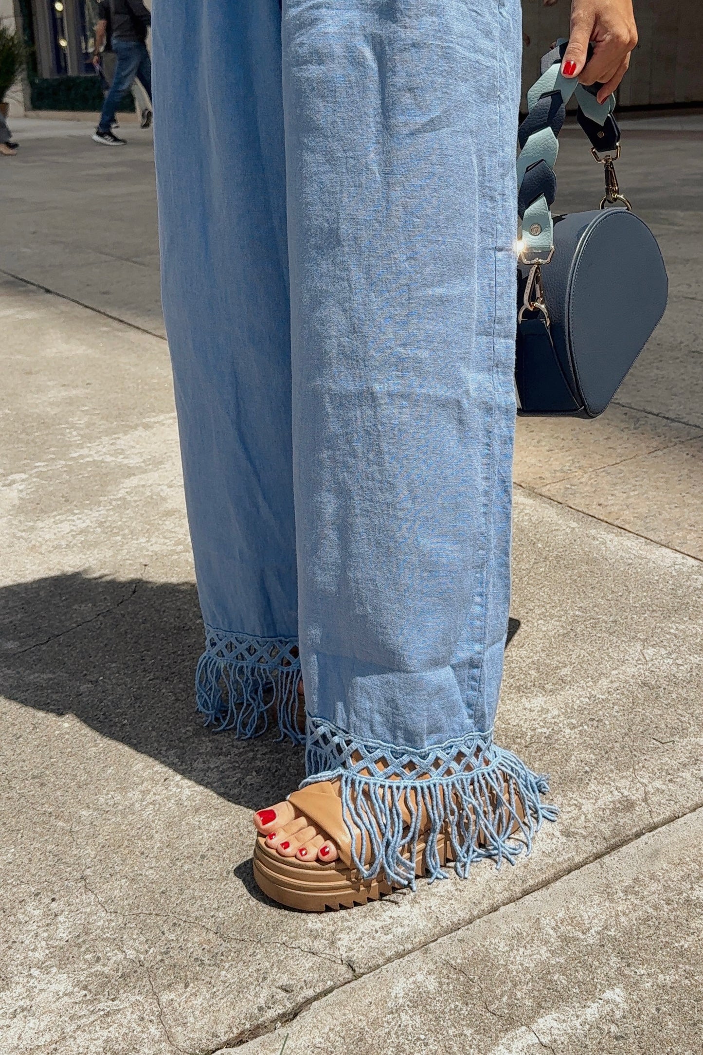 Pantalón a Flecos