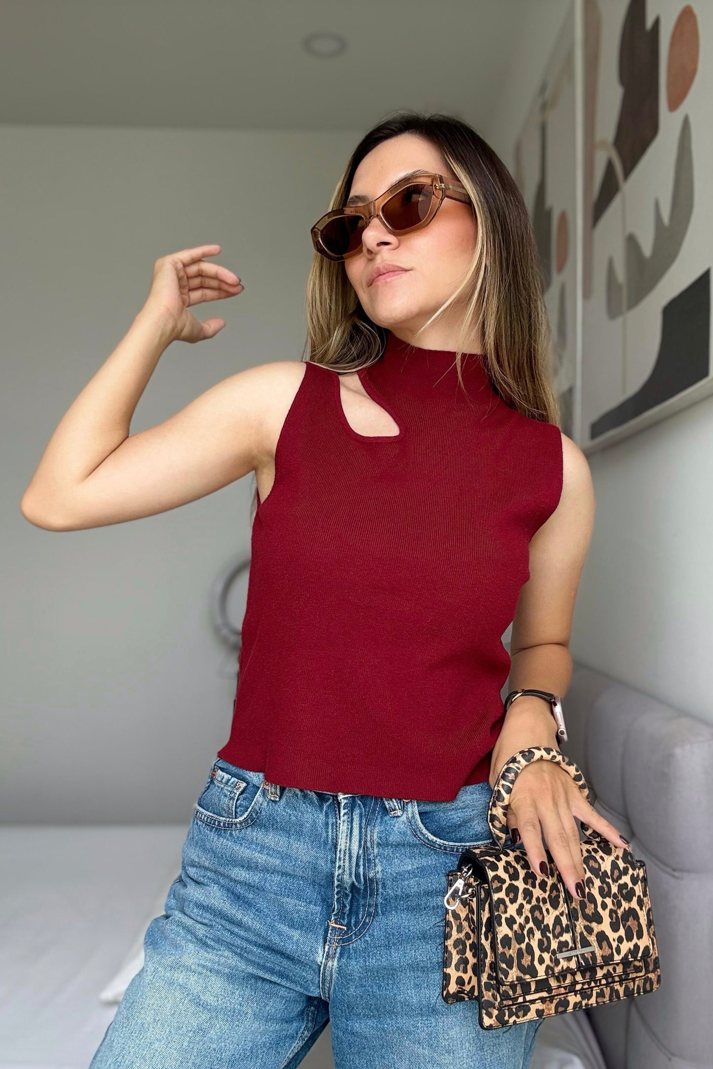 Blusa Básica Tejida