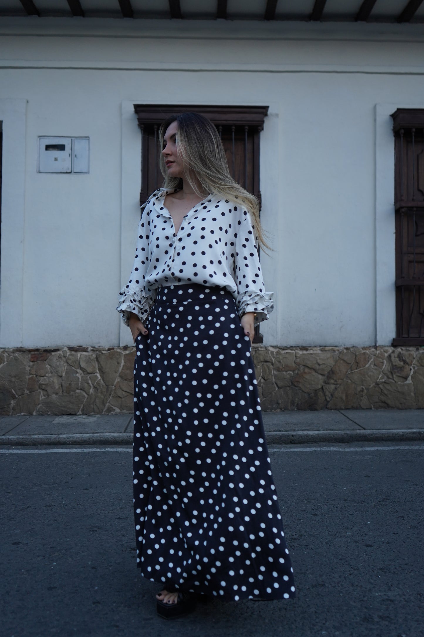Falda Polka Dot